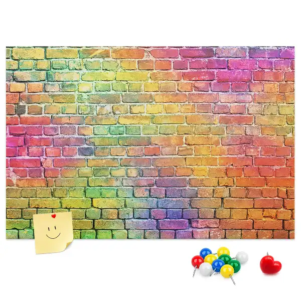 Printed cork board wall art