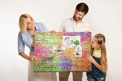 Printed Cork Board Painted wall