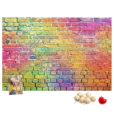 Printed Cork Board Painted wall
