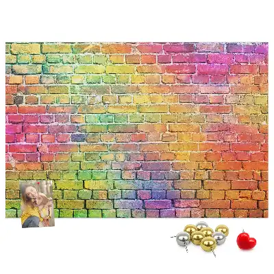 Printed cork board wall art