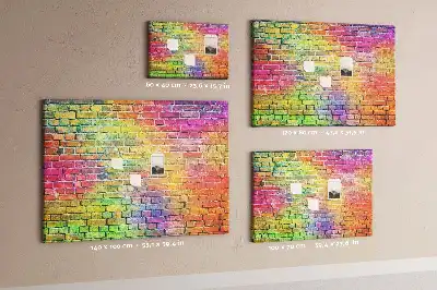 Printed Cork Board Painted wall
