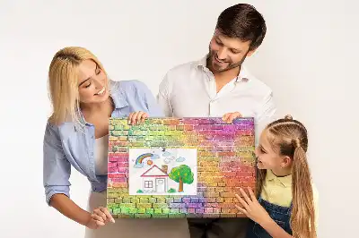 Printed cork board wall art