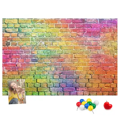 Printed Cork Board Painted wall