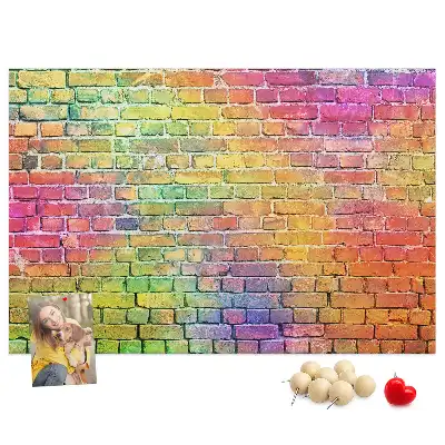 Printed Cork Board Painted wall