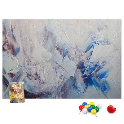 Cork memo board Brush movements