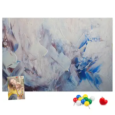 Cork memo board Brush movements