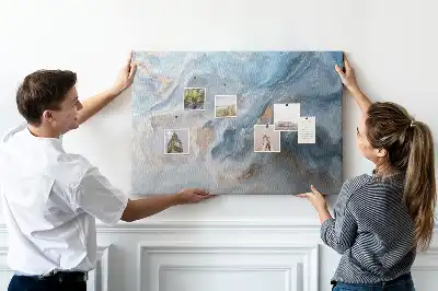 Printed Cork Board Marble pattern
