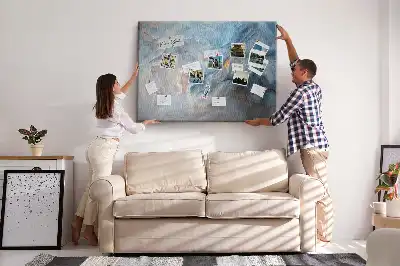 Printed Cork Board Marble pattern