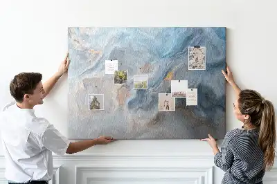 Marble Pattern Printed Cork Board