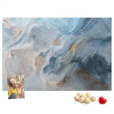 Marble Pattern Printed Cork Board