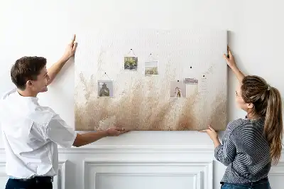 Printed Cork Board Grain abstraction
