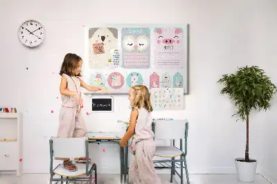 Happy Animals Cork Memo Board