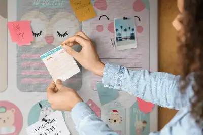 Happy Animals Cork Memo Board
