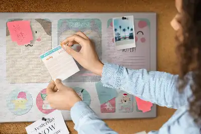 Happy Animals Cork Memo Board