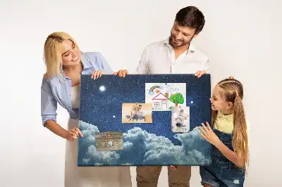 Printed Cork Board Night sky