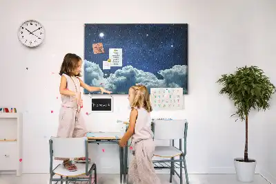 Printed Cork Board Night sky