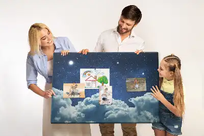 Printed Cork Board Night sky