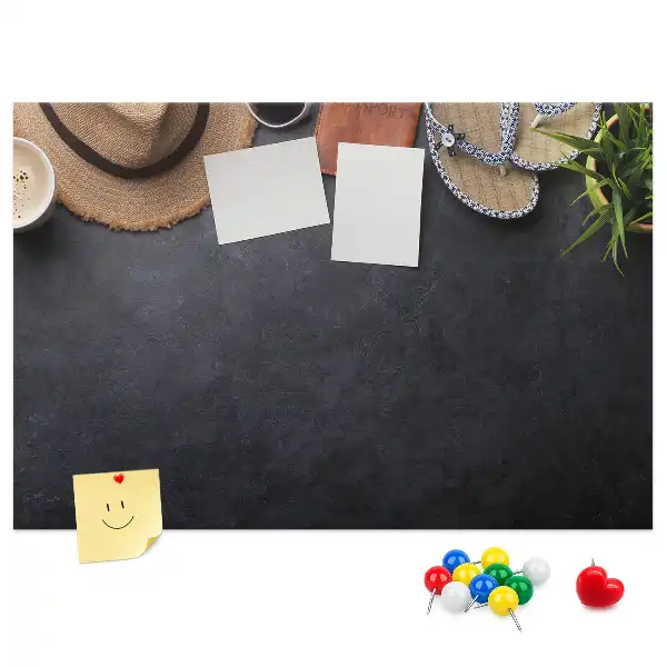 Printed Cork Memo Board Vacation Design