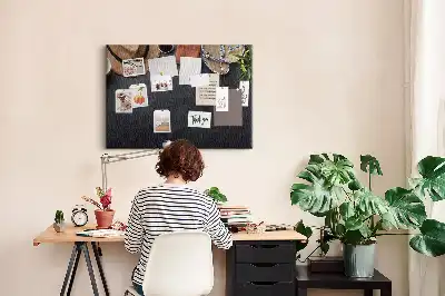 Printed Cork Memo Board Vacation Design