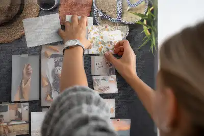 Printed Cork Memo Board Vacation Design