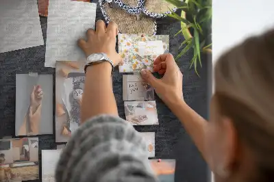 Printed Cork Memo Board Vacation Design
