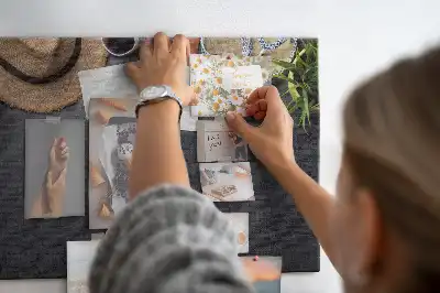 Printed Cork Memo Board Vacation Design