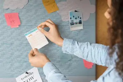 Cork memo board and blackboard for kids