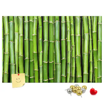 Cork memo board Bamboo wall