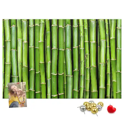 Cork memo board Bamboo wall