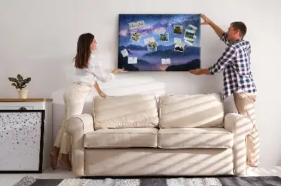 Printed Cork Board Milky Way