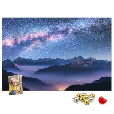 Printed Cork Board Milky Way