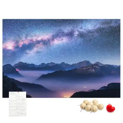Milky Way Printed Cork Board