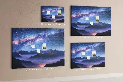 Milky Way Printed Cork Board