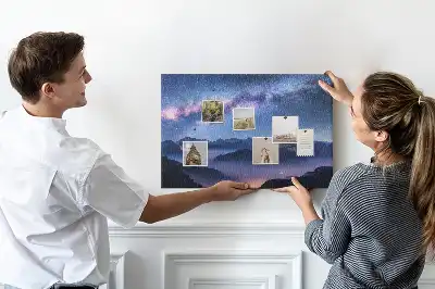 Milky Way Printed Cork Board