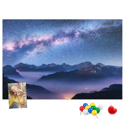 Printed Cork Board Milky Way
