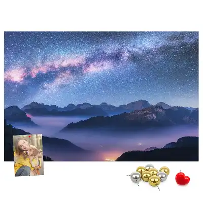 Printed Cork Board Milky Way