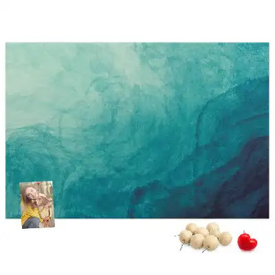 Printed Cork Memo Board Depth abstraction