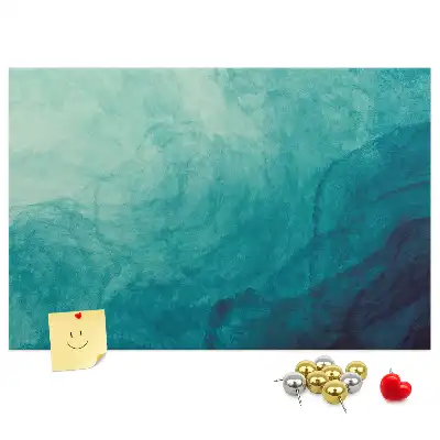 Printed Cork Memo Board Depth abstraction