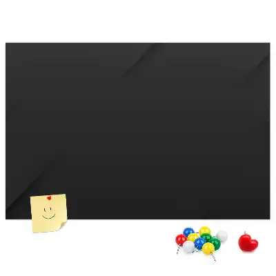 Dark wall pattern cork memo board
