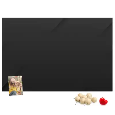 Dark wall pattern cork memo board