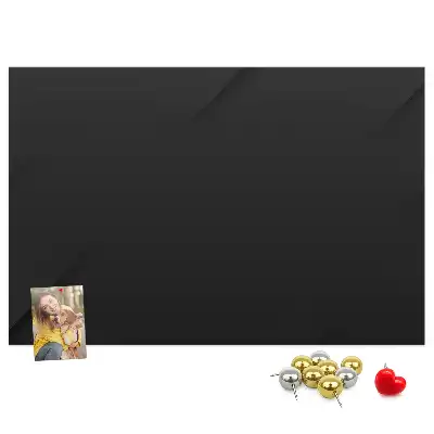 Dark wall pattern cork memo board