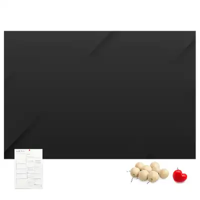 Dark wall pattern cork memo board