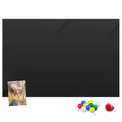 Dark wall pattern cork memo board
