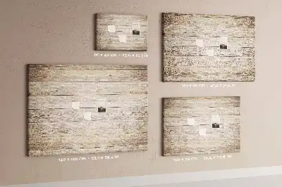 Printed Wooden Cork Board Panels