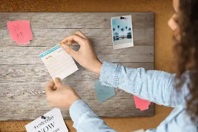 Printed Wooden Cork Board Panels