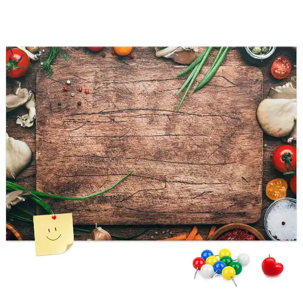 Printed Cork Memo Board