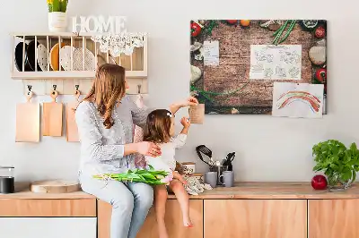 Printed Cork Memo Board