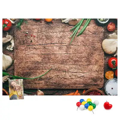 Printed Cork Memo Board