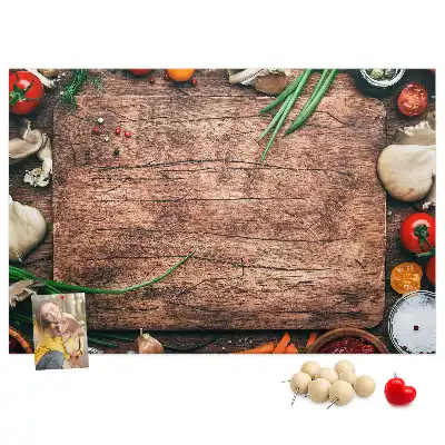 Printed Cork Memo Board