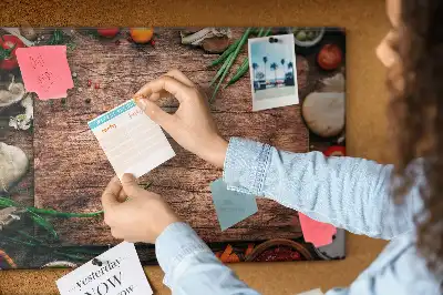 Printed Cork Memo Board